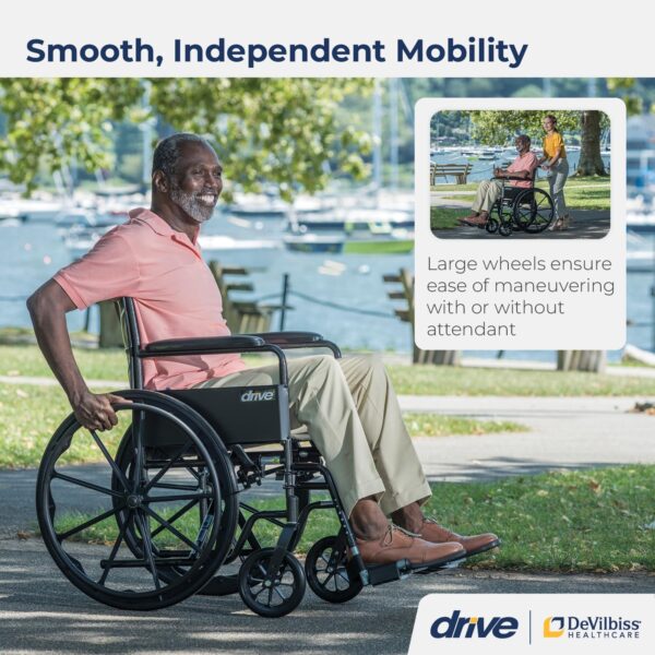 Drive Silver Sport 2 Wheelchair - Image 2